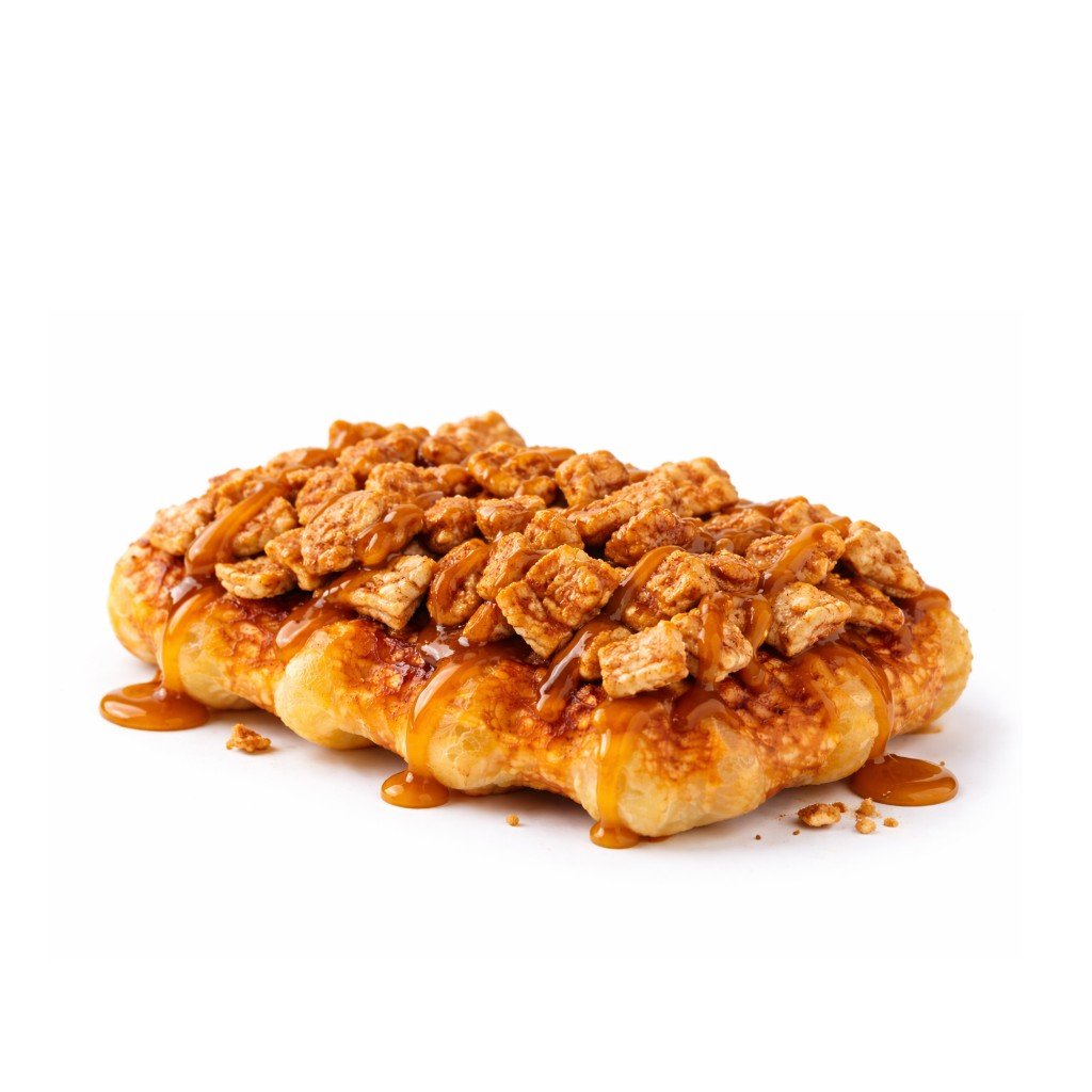 Caramel Cinnamon Crunch Croffle