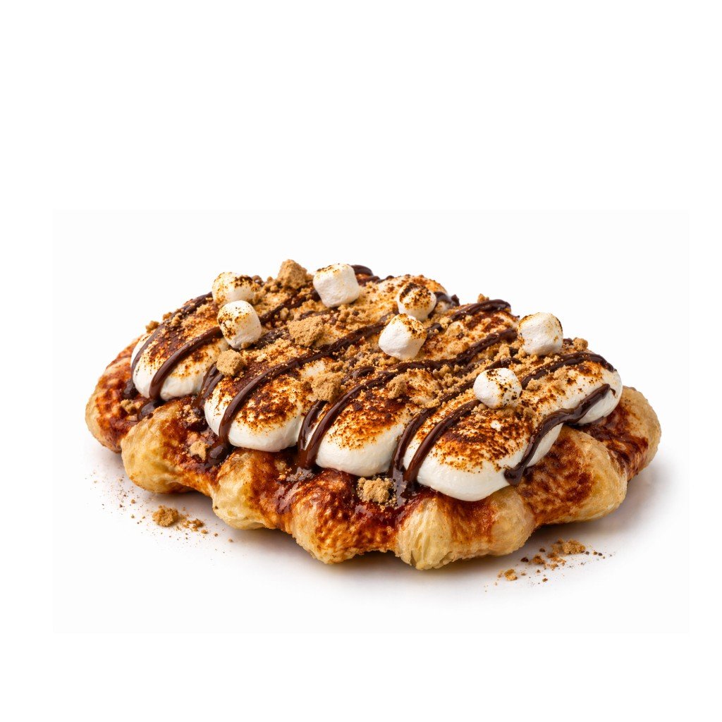 Toasted S'mores Cloud Croffle